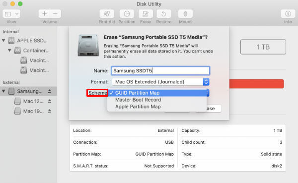 What Format Is Best For Samsung Ssd T5 Mac